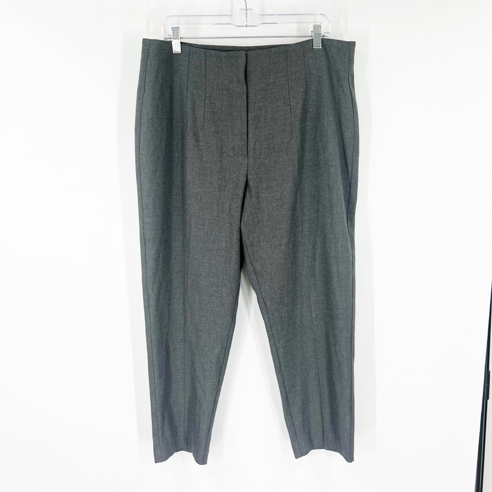 Abercrombie & Fitch High Rise Slim Trouser Pants Gray